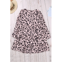 Leopard Tiered Babydoll Dress