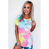 Multicolor Dip Dye T-Shirt