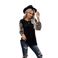 Sweet Spot Leopard Shift Top