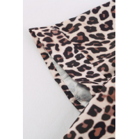 Leopard Short Sleeve Button Shirt