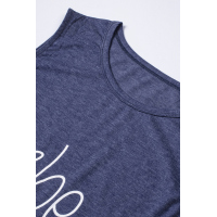 Be Kind Blue Tank Top