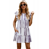 Magic Maker Grey Multi Tie Dye Dress