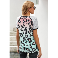 Multi Colored Leopard Top