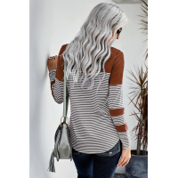 Pinstripe Patch Pocket Top