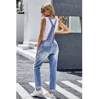 One-piece Denim Jumpsuit