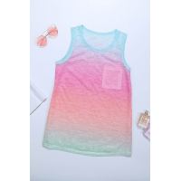 Multicolor Ombre Tank Top