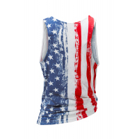 Stripes Star American Flag Print Tank Top