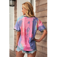 Hypnotized Tie Dye Leopard Top