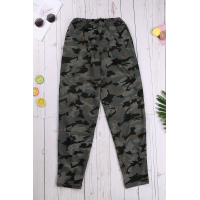 Gray Under The Radar Pocketed Camo Joggers