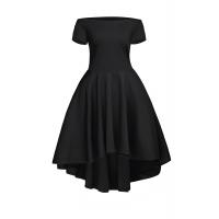 Black All The Rage Skater Dress