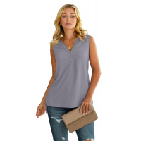 Gray Velocity Zip Tank