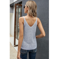 Gray Equinox Cotton Blend Tank 