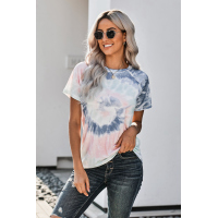 Raglan Sleeves Tie Dyed Tee