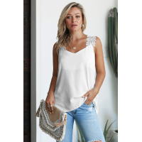 White Like An Angel Lace Cami Tank