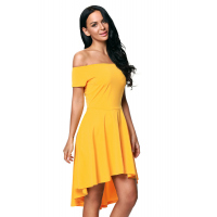 Yellow All The Rage Skater Dress