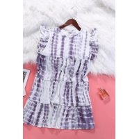 Magic Maker Grey Multi Tie Dye Dress