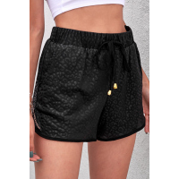 Leopard Drawstring Everyday Shorts