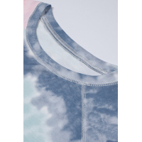 Raglan Sleeves Tie Dyed Tee