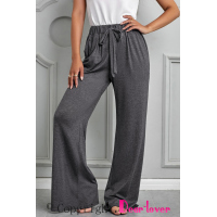 Gray Drawstring Lounge Pants