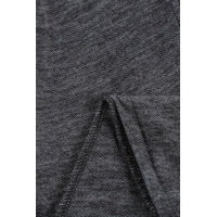 Heathered Black Pocketed Casual Joggers