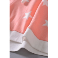 Salmon Star Print Leisure Shorts