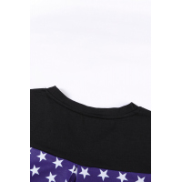 USA Flag Print T-shirt