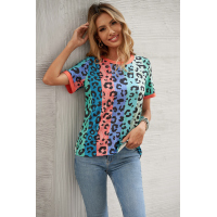 Multicolor Base Leopard T-shirt