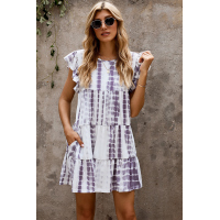 Magic Maker Grey Multi Tie Dye Dress