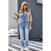 One-piece Denim Jumpsuit