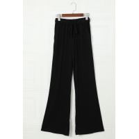 Black Drawstring Lounge Pants