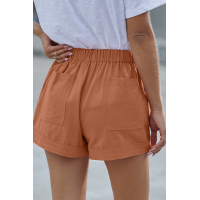 Orange Strive Pocketed Shorts