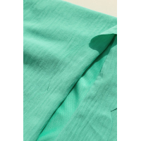 Green Scalloped Tie Front Shorts