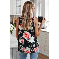 Floral & Stripe Tank Top