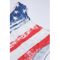 Stripes Star American Flag Print Tank Top