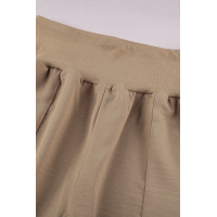 Khaki Pocketed Casual Joggers