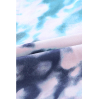 Waves Tie Dye Cold Shoulder Top