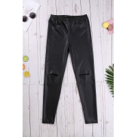 Black Skinny Faux Leather Leggings