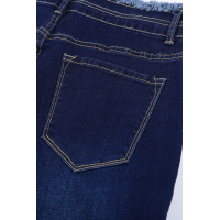 Dark Blue High Rise Flare Jeans