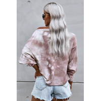 Tie Dye Pullover Long Sleeve Top