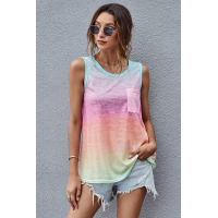 Multicolor Ombre Tank Top