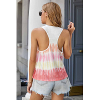 Orange Tie Dye Ombre Top