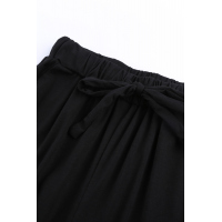 Black Drawstring Lounge Pants