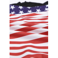 USA Flag Print T-shirt