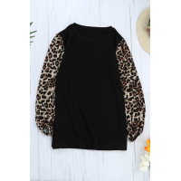 Sweet Spot Leopard Shift Top