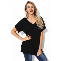 Black Simple Fashion Pocket T-shirt