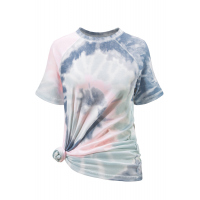 Raglan Sleeves Tie Dyed Tee