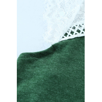 Green Lace Knit Tank