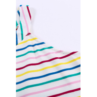 Colorful Striped Halter Tank Top