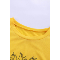 Yellow Sunflower Base T-shirt