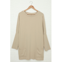 Apricot Longline Pocketed Top